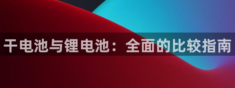 尊龙官网手机版：干电池与锂电池：全面的比较指南